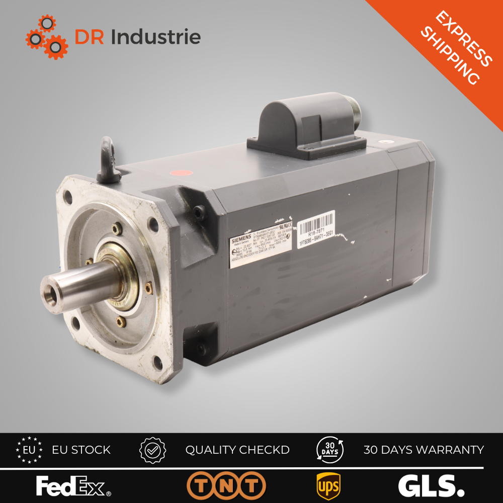 SIEMENS 3 PHASE SERVO MOTOR 1FT6086-8AH71-3EG1