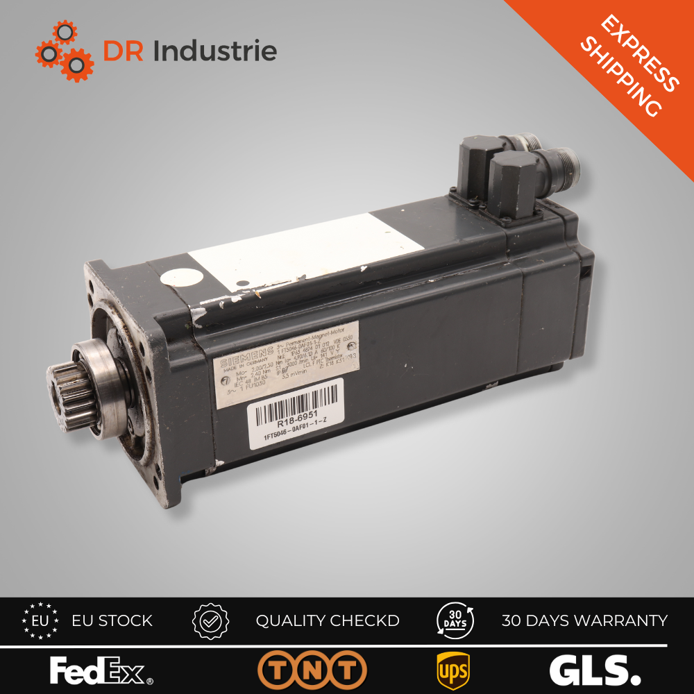 SIEMENS 3 PHASE PERMANENT MAGNET MOTOR 1FT5046-0AF01-1-Z