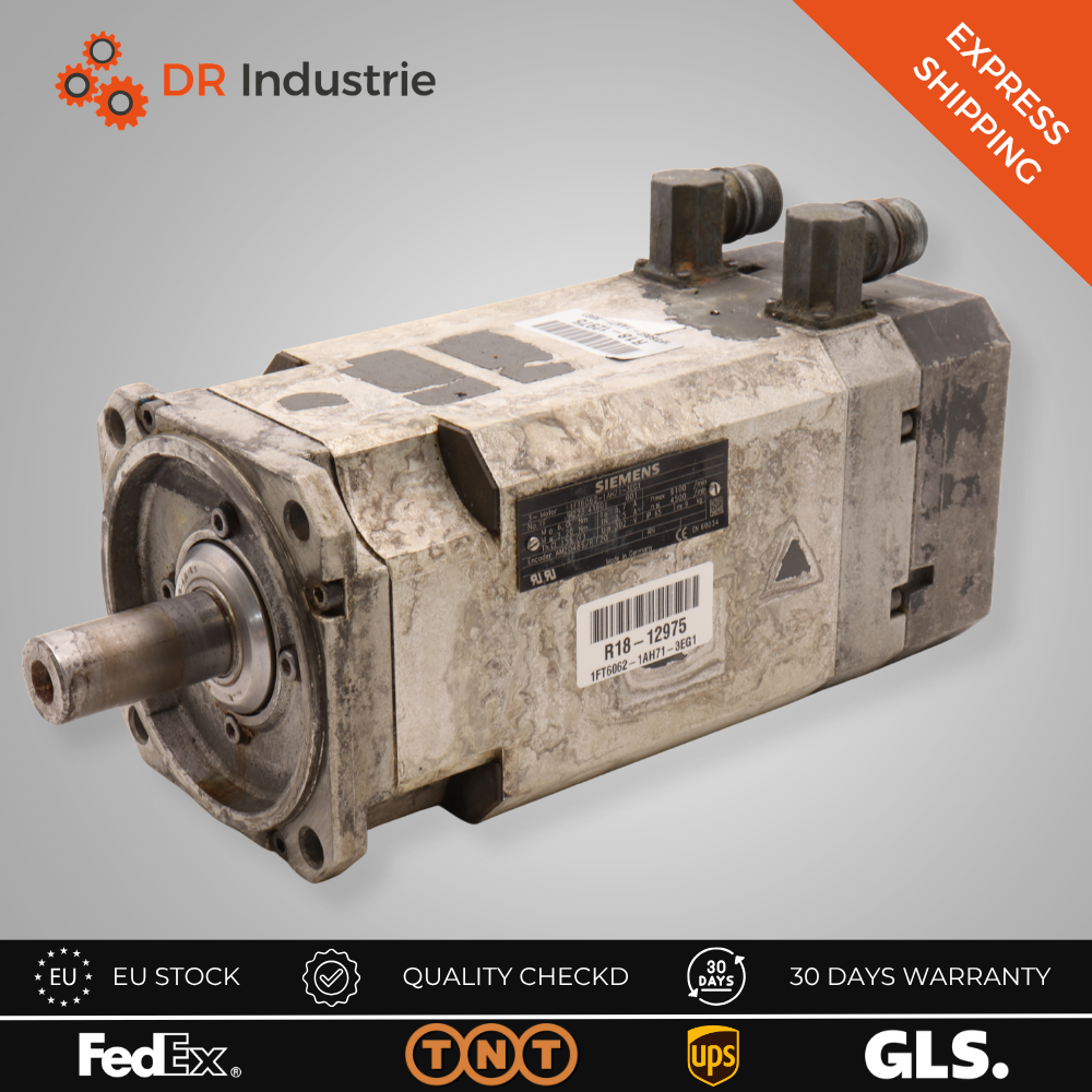 SIEMENS 3 PHASE MOTOR 1FT6062-1AH71-3EG1