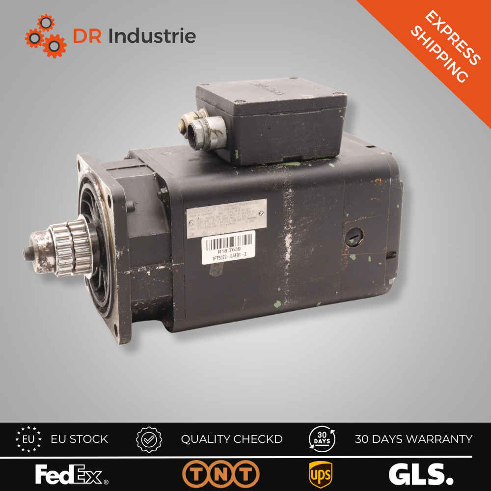 SIEMENS 3 PHASE MOTOR 1FT5072-0AF01-Z
