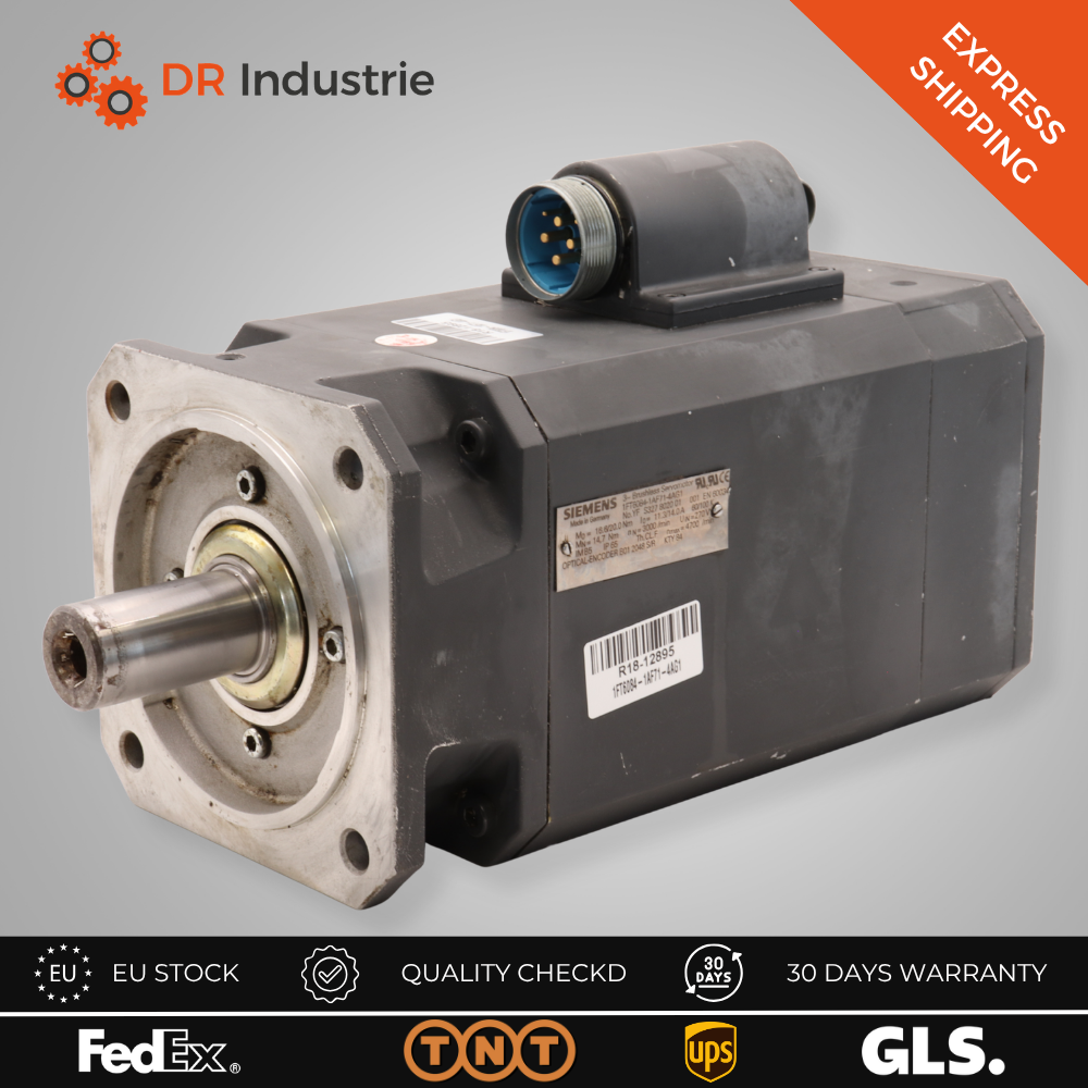 SIEMENS 3 PHASE BRUSHLESS SERVO MOTOR 1FT6084-1AF71-4AG1