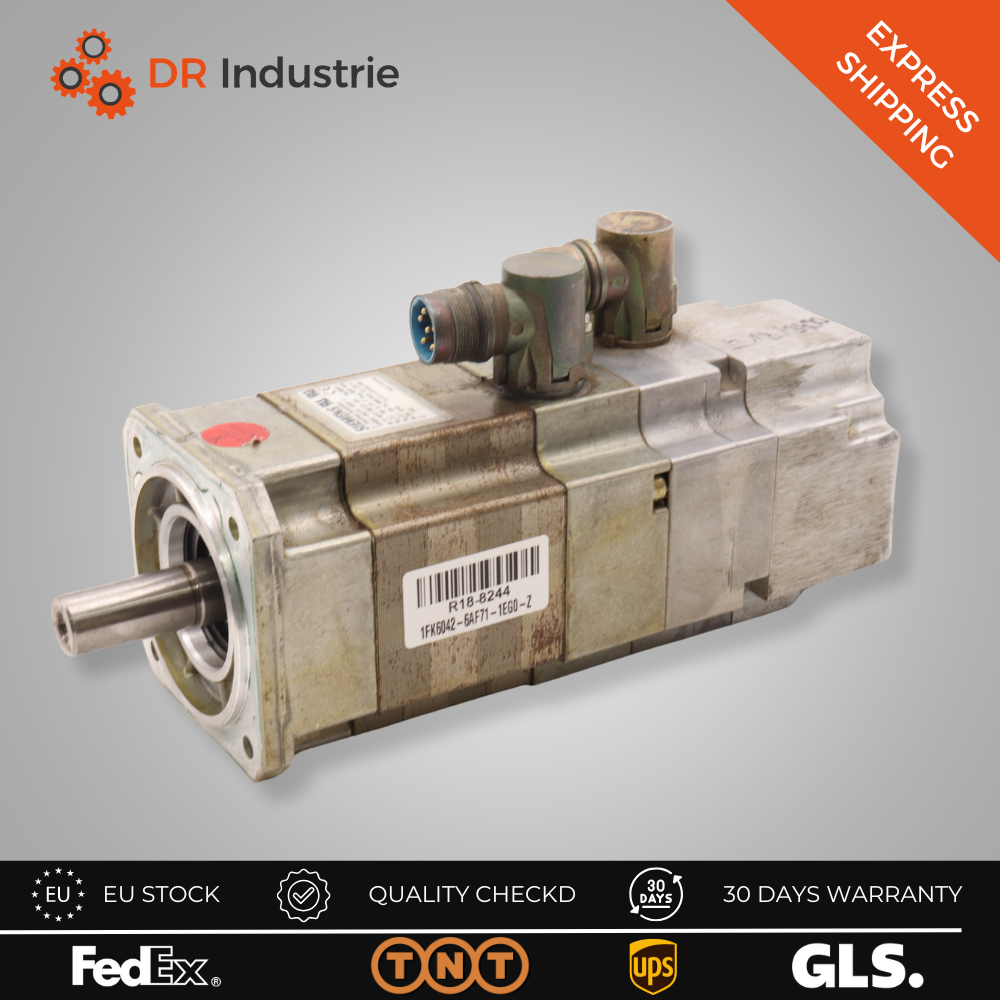 SIEMENS 3 PHASE BRUSHLESS SERVO MOTOR 1FK6042-6AF71-1EG0-Z