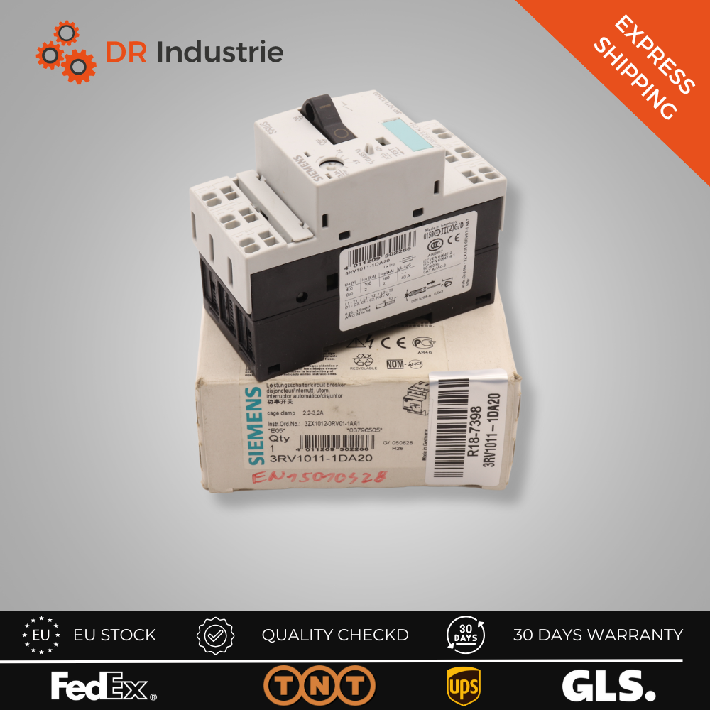 SIEMENS CIRCUIT BRAKER 3RV1011-1DA20