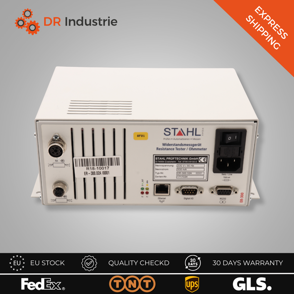 STAHL PRÜFTECHNIK GMBH RESISTANCE TESTER ER-300.02A I0001