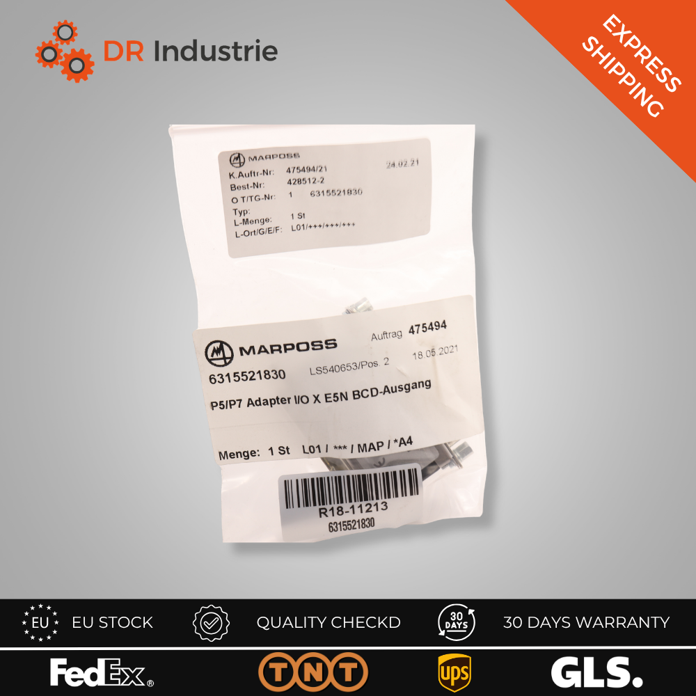 MARPOSS 6315521830 P5/P7 ADAPTER I/O E5N BCD AUSGANG LS540653/POS 2