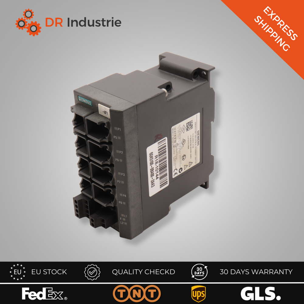 SIEMENS SIMATIC NET INDUSTRIAL ETHERNET SWITCH 6GK5108-0BA00-2AA3