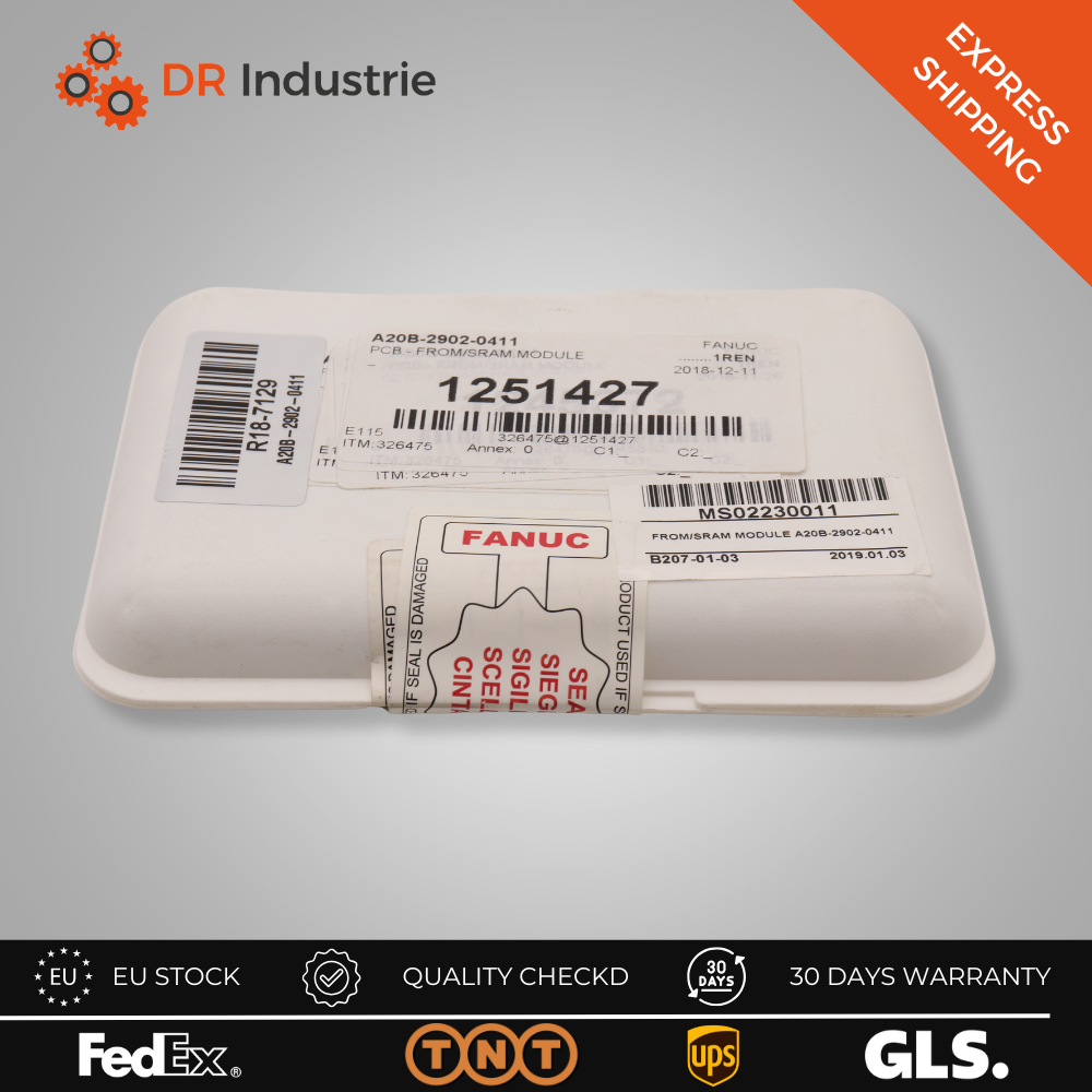 FANUC PCB-FROM/SRAM MODULE A20B-2902-0411