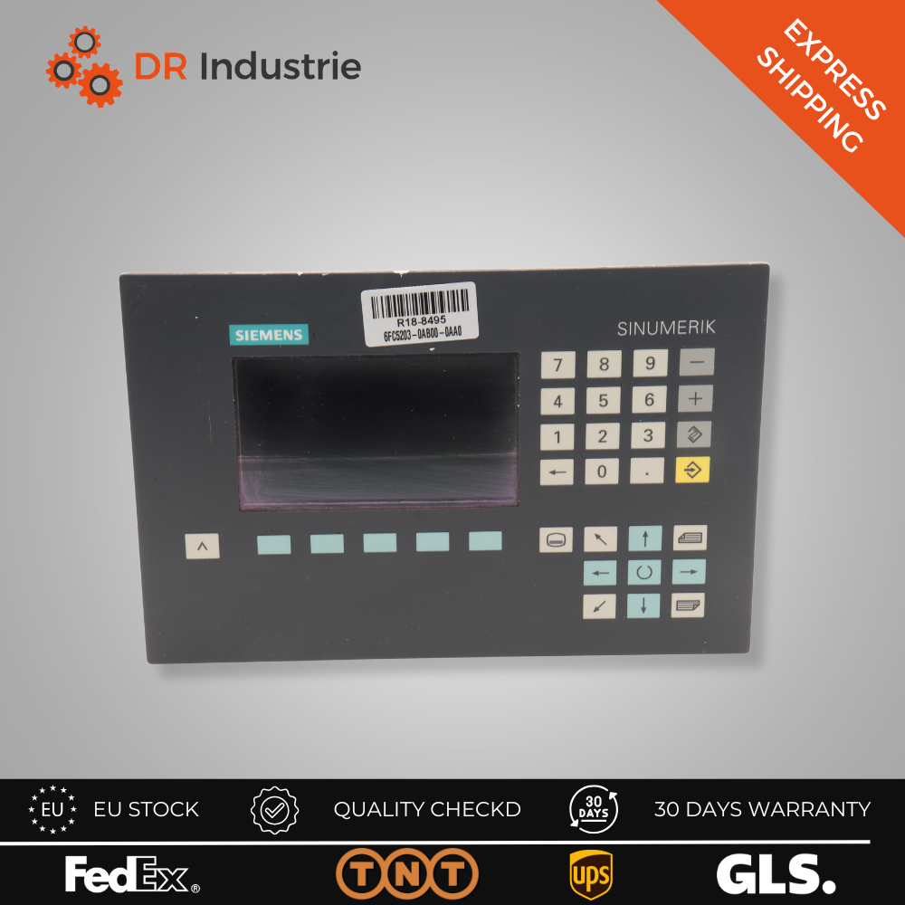 SIEMENS SINUMERIK 840D SCRATCHED FRONT 6FC5203-0AB00-0AA1