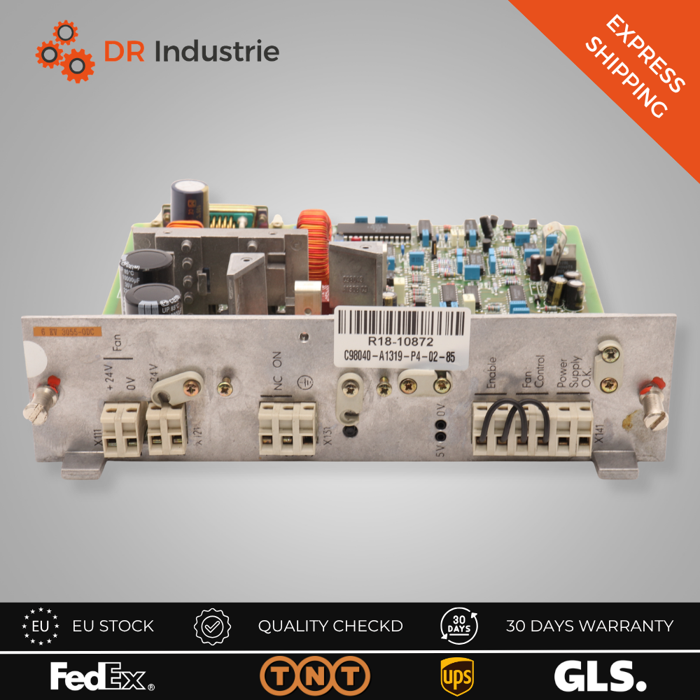 SIEMENS 6 EV 3055-0DC C98040-A1319-P4-02-85 FABR NO: 06/ 423976