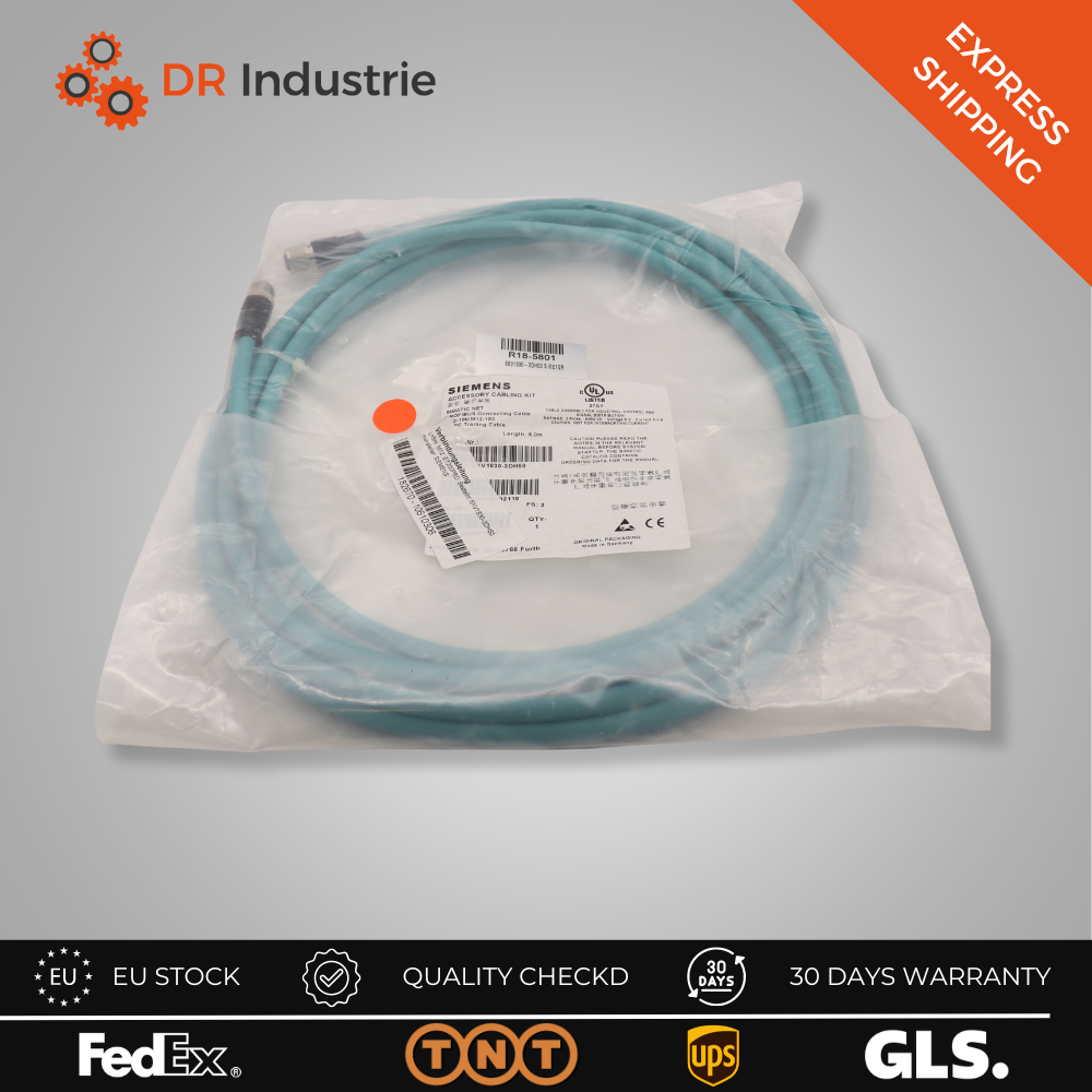 SIEMENS PROFIBUS CONNECTING CABLE 5METER 6XV1830-3DH50