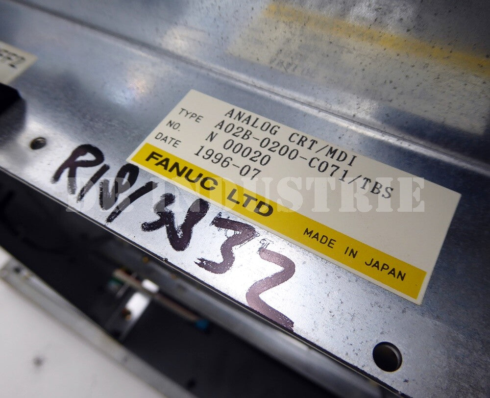 Fanuc Analog crt/mdi a02b-0200-c071/tbs