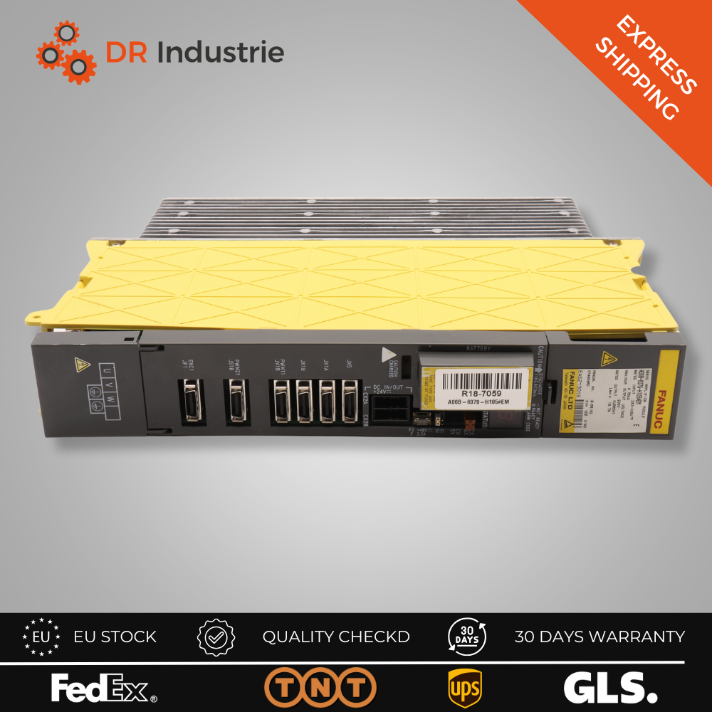 FANUC SERVO AMPLIFIER MODULE A06B-6079-H105#EM