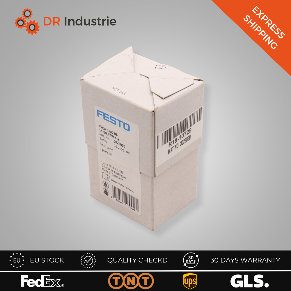 FESTO VZQA-C-M22U-15-GG-V4V4N-4 MAT NO: 3022830