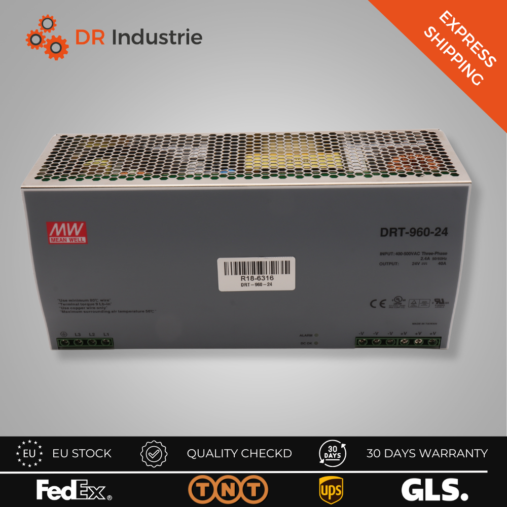 MEAN WELL POWER SUPPLY DRT-960-24
