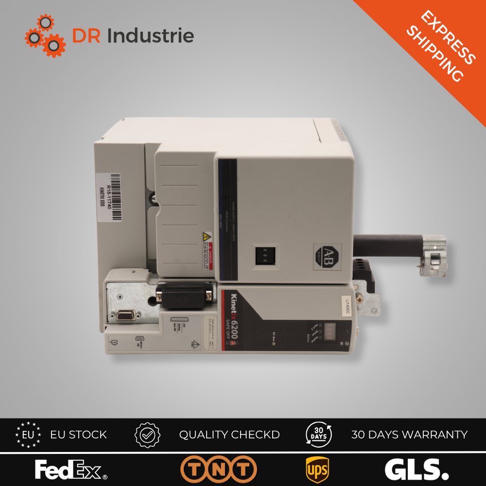 ALLEN-BRADLEY POWER SERVO DRIVE KINETIX 6200 2094-SE02F-M00-S0 + 2094-BC04-M03-M