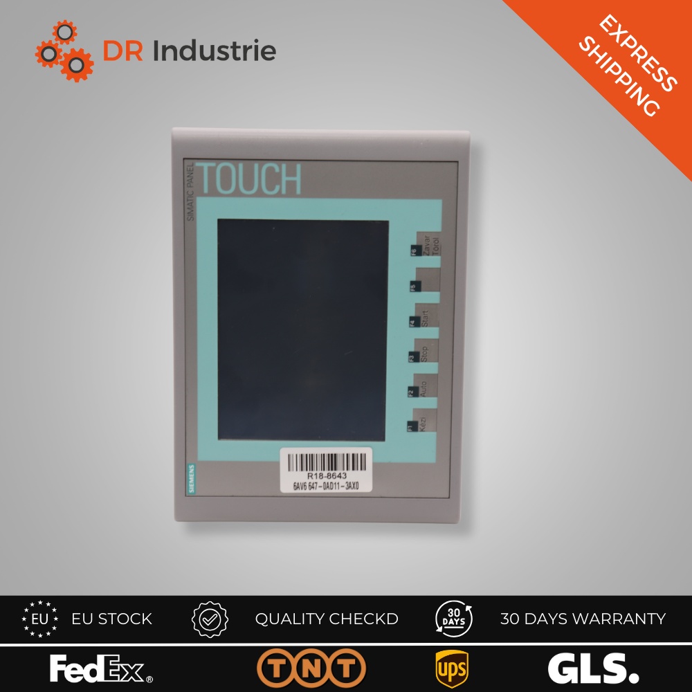 SIEMENS KTP600 BASIC COLOR PN 6AV6 647-0AD11-3AX0
