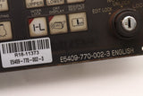 OKUMA KEYPAD (BROKEN STOP BUTTON) E5409-770-002-3