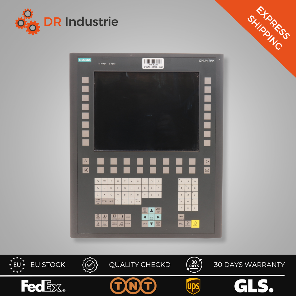 SIEMENS SINUMERIK OP012T OPERATOR PANEL 6FC5203-0AF06-1AA1 SINUMERIK TCU 6FC5312