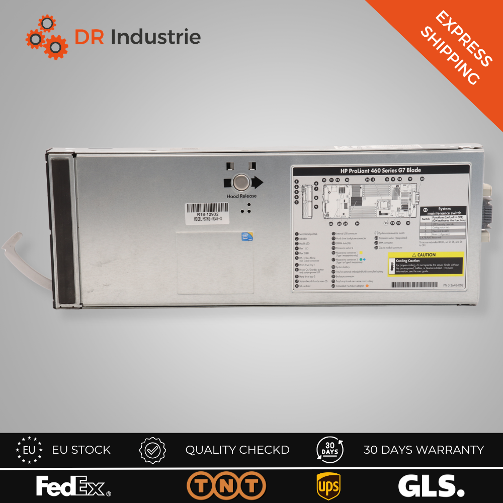 HEWLETT PACKARD HP REGULATORY MODEL HSTNS-BC49-S HP PROLIANT 460 SERIES G7 BLADE