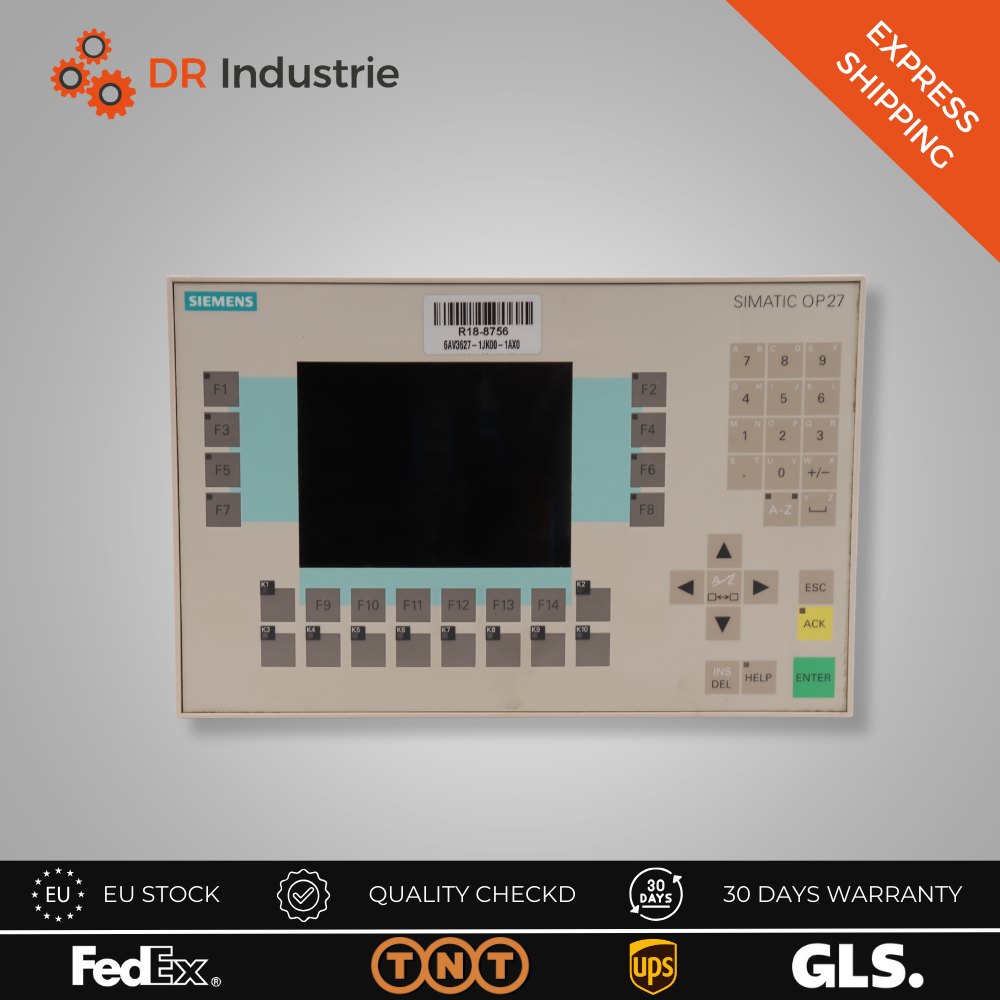 SIEMENS OPERATOR PANEL OP27 MONO 6AV3627-1JK00-1AX0