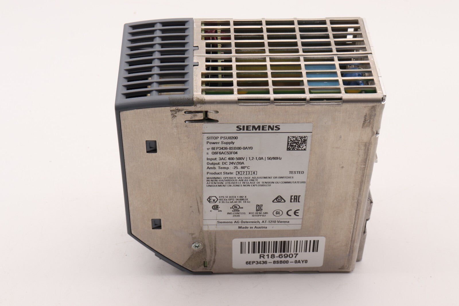 SIEMENS SITOP PSU8200 POWER SUPPLY 6EP3436-8SB00-0AY0