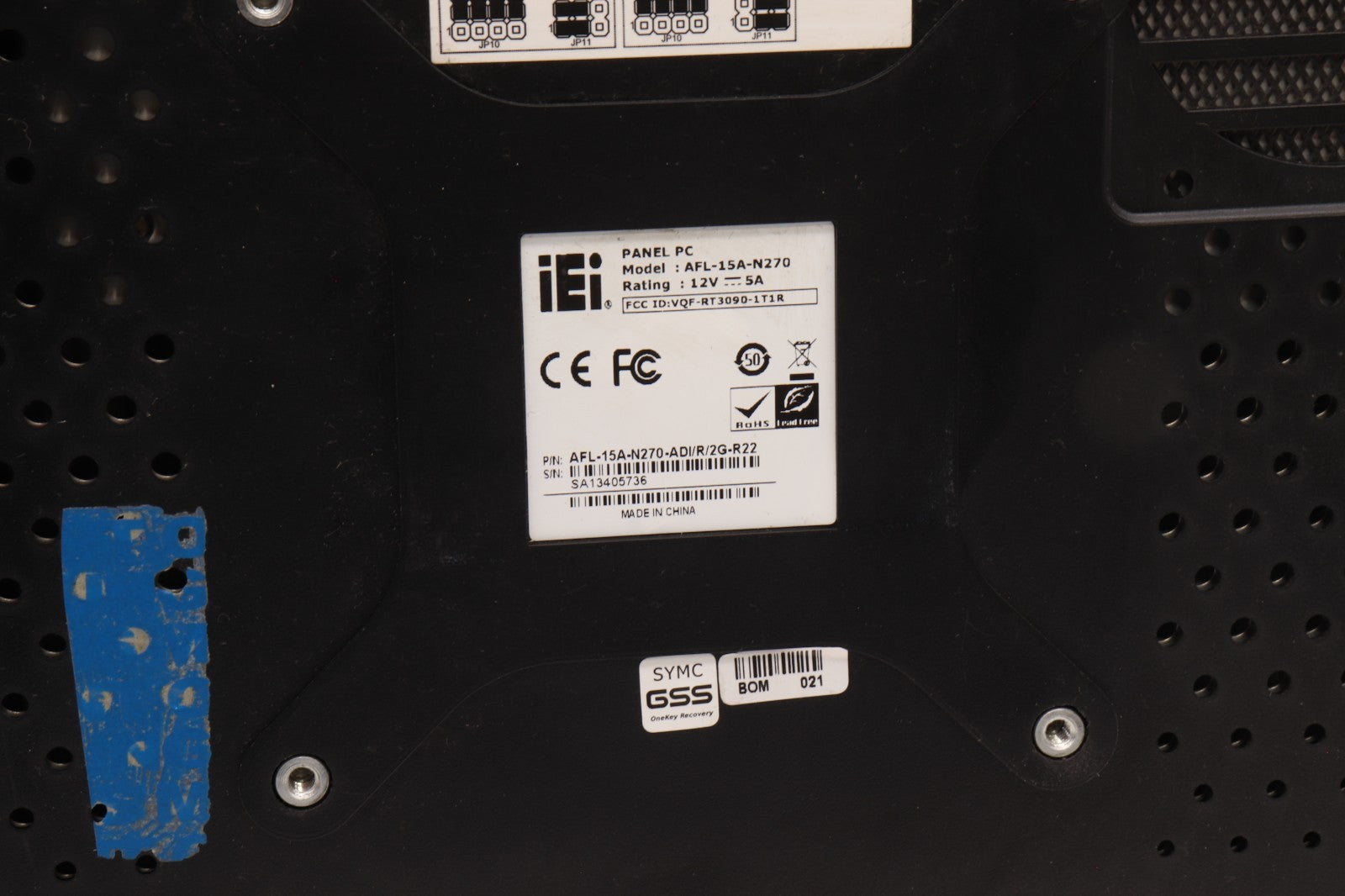 IEI PANEL PC AFL-15A-N270