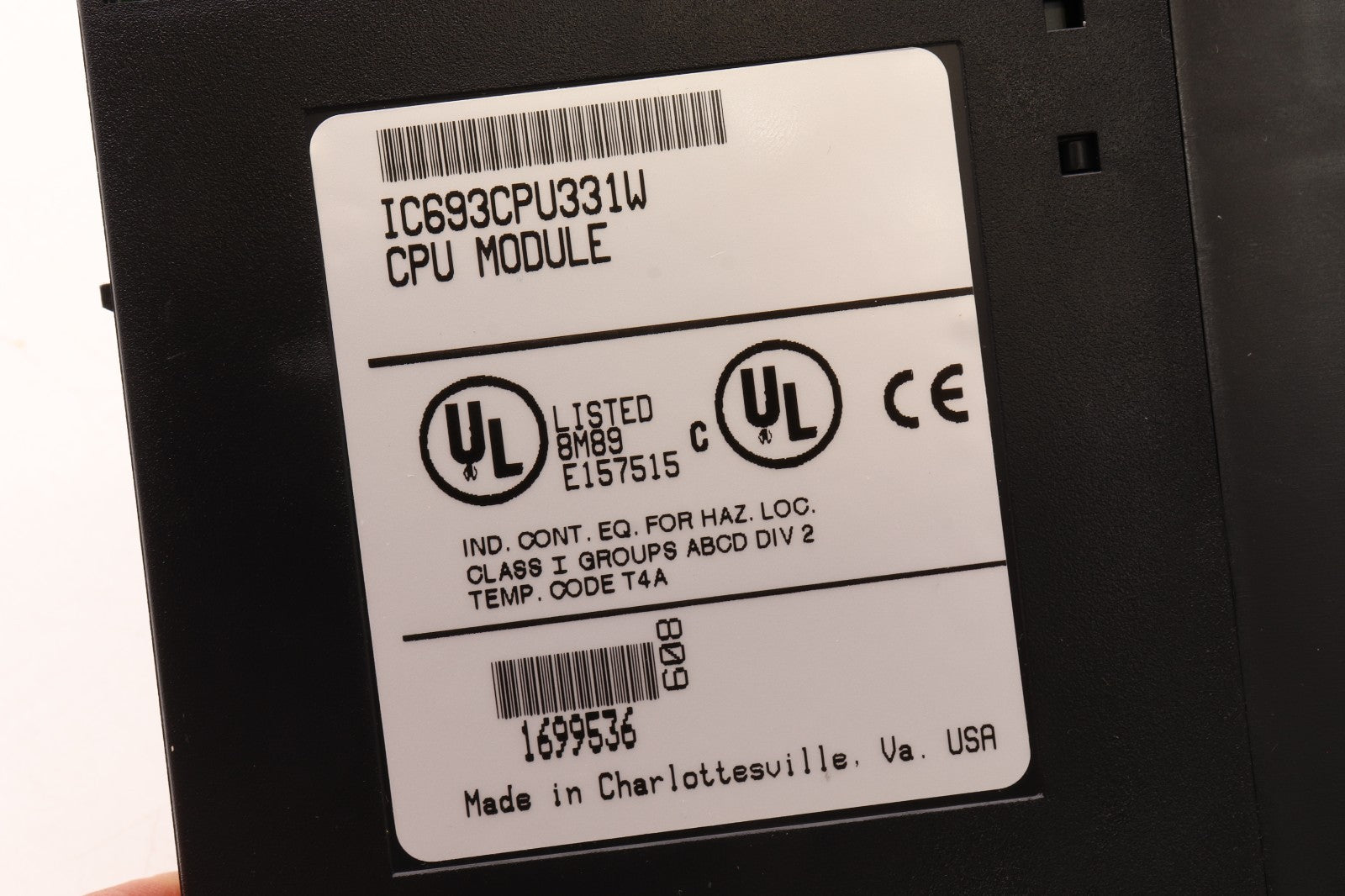 GE FANUC 	IC693CPU331W