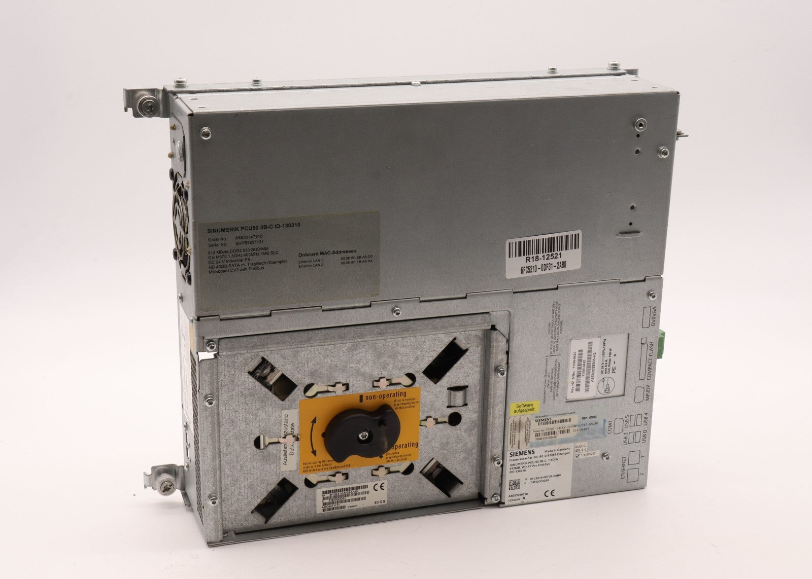 SIEMENS	SINUMERIK PCU 50.3BC	6FC5210-0DF31-2AB0