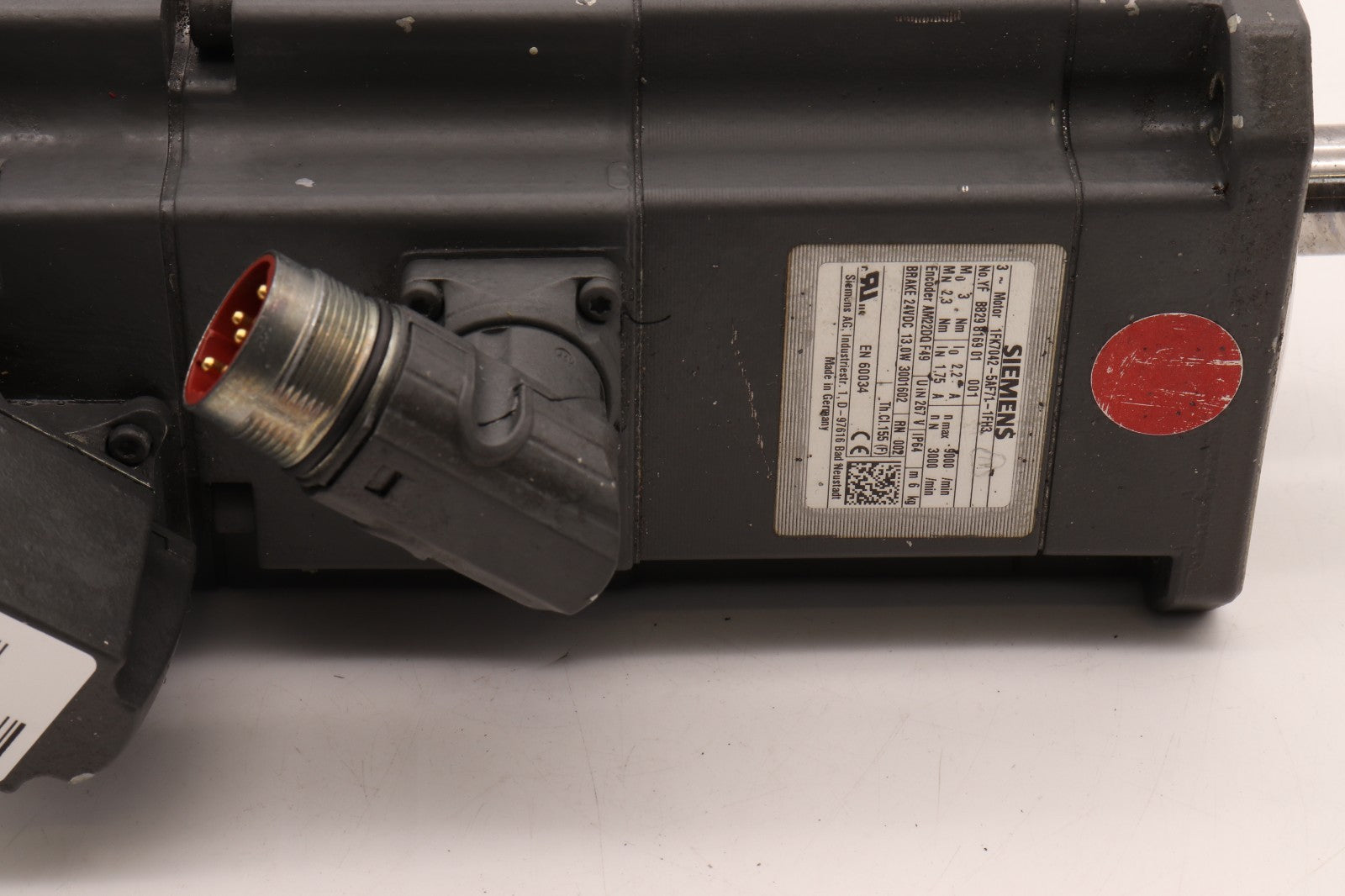 SIEMENS	3 PHASE MOTOR	1FK7042-5AF71-1FH3