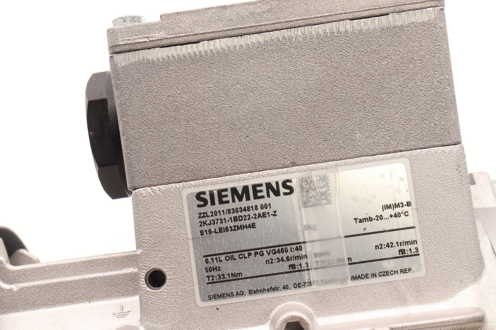SIEMENS	2KJ3731-1BD22-2AE1-Z	S19-LEI63ZMH4E 1LE10010BB322KA4-Z