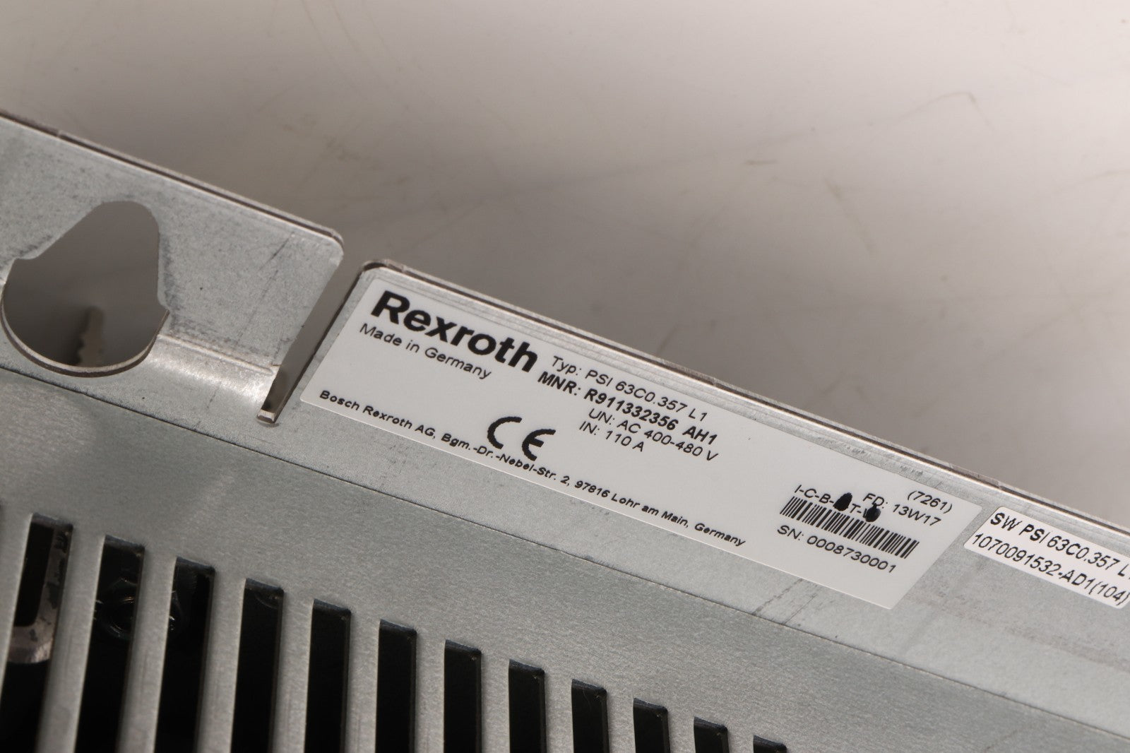 REXROTH	 PSI 63C0.357 L1	MNR: R911332356