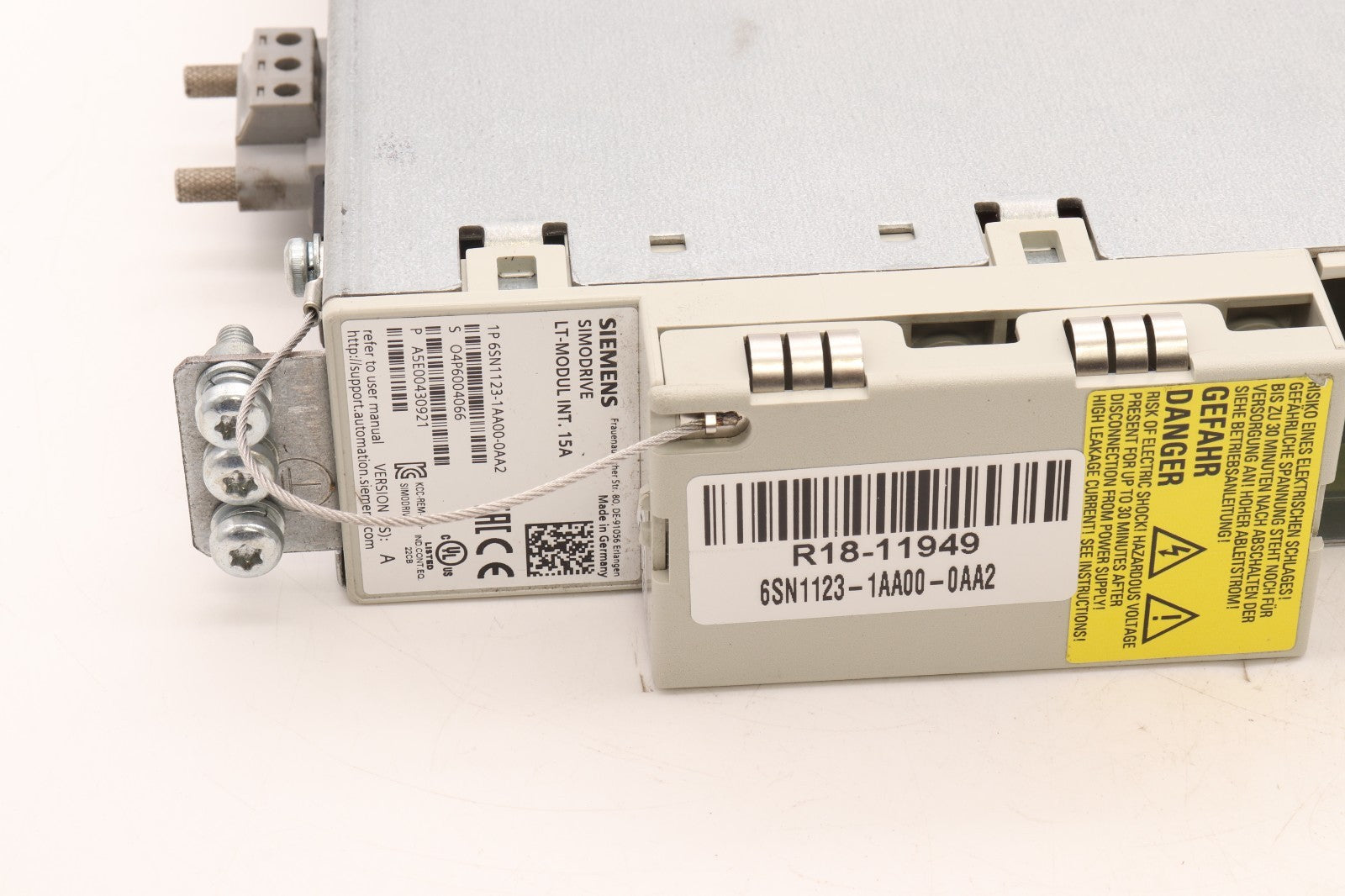SIEMENS	SIMODRIVE LT-MODUL INT.15A	6SN1123-1AA00-0AA2