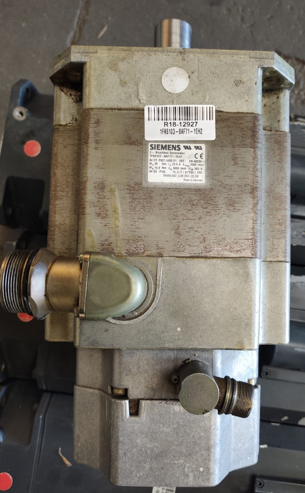 SIEMENS	3 BRUSHLESS SERVOMOTOR	1FK6103-8AF71-1EH2