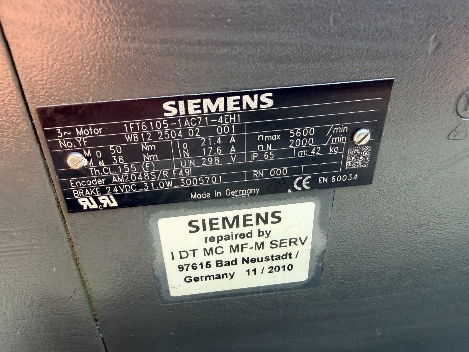 SIEMENS	1FT6105-1AC71-4EH1