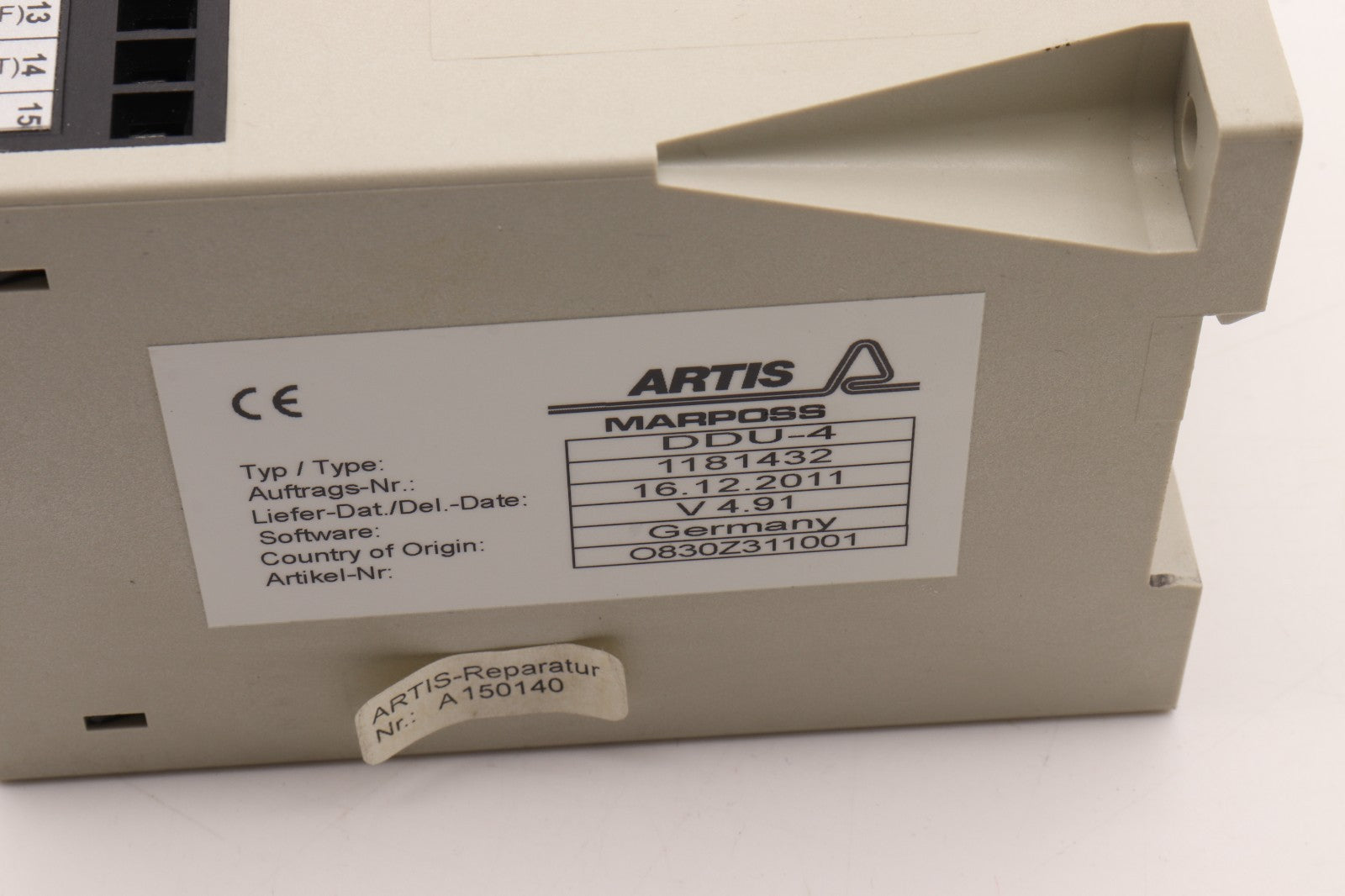 MARPOSS 	TYPE: DDU-4  ART. NO. 0830Z311001