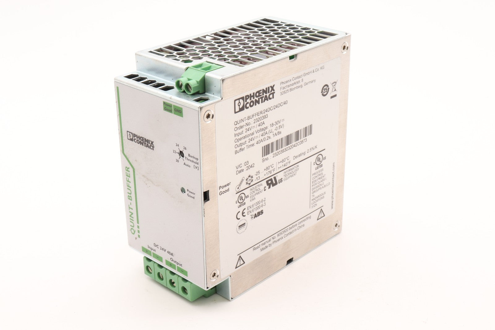 PHOENIX CONTACT  QUINT-BUFFER/24DC/40  2320393  R18-9317