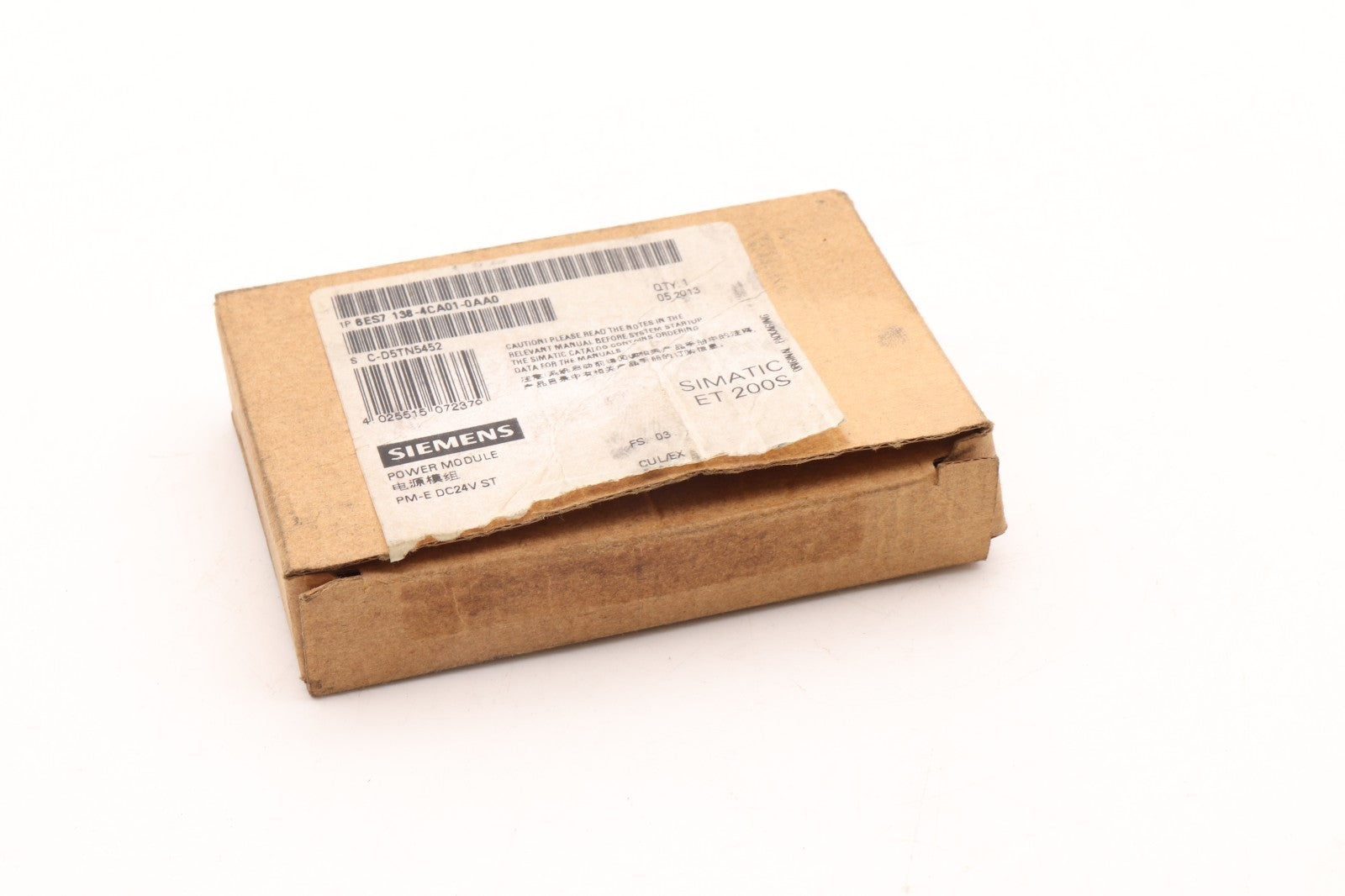 SIEMENS SIMATIC ET 200S 6ES7 138-4CA01-0AA0