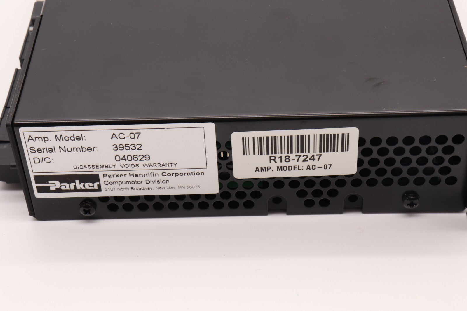PARKER AMP. MODEL: AC-07