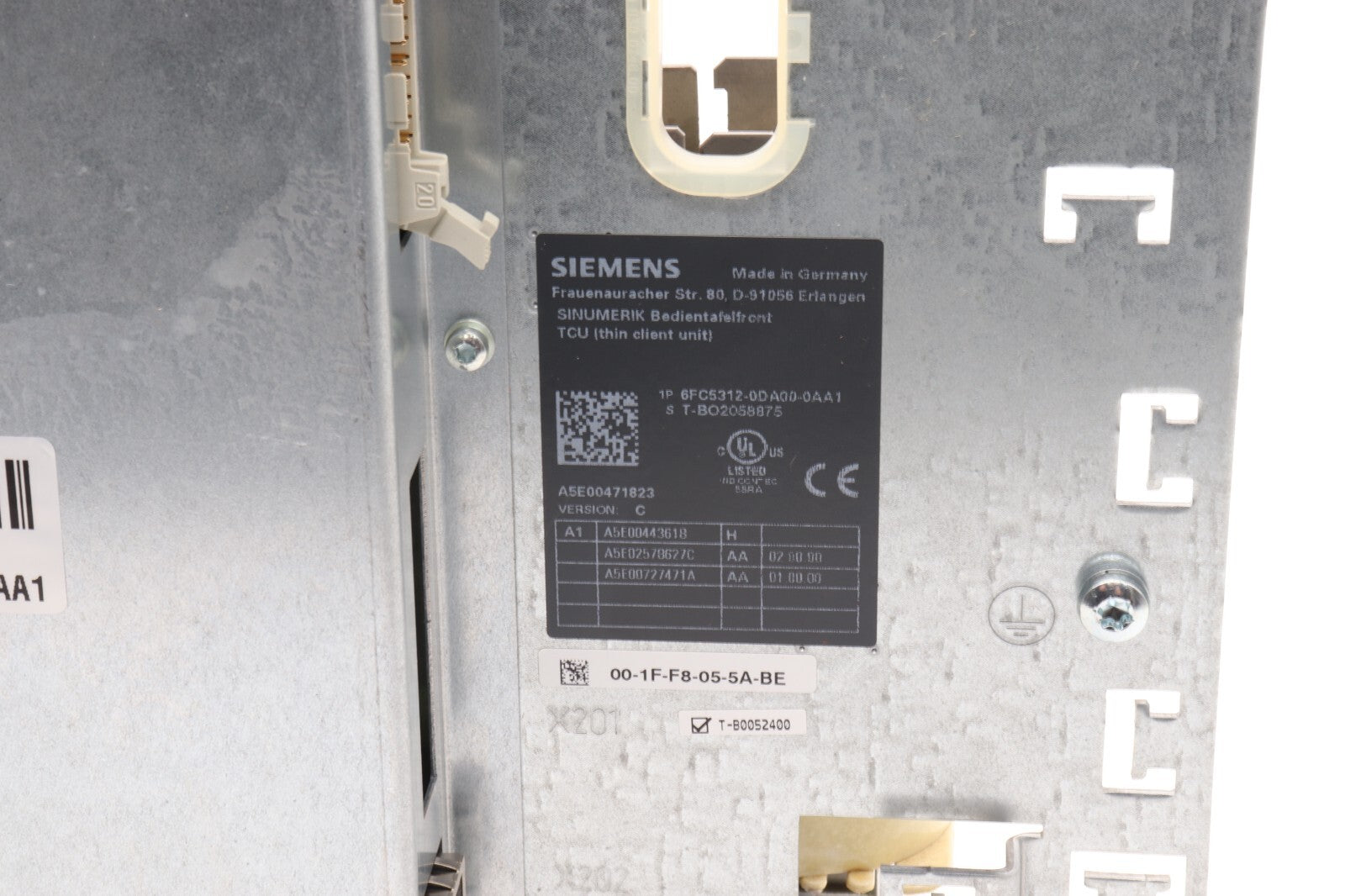 SIEMENS	SINUMERIK TCU	6FC5312-0DA00-0AA1