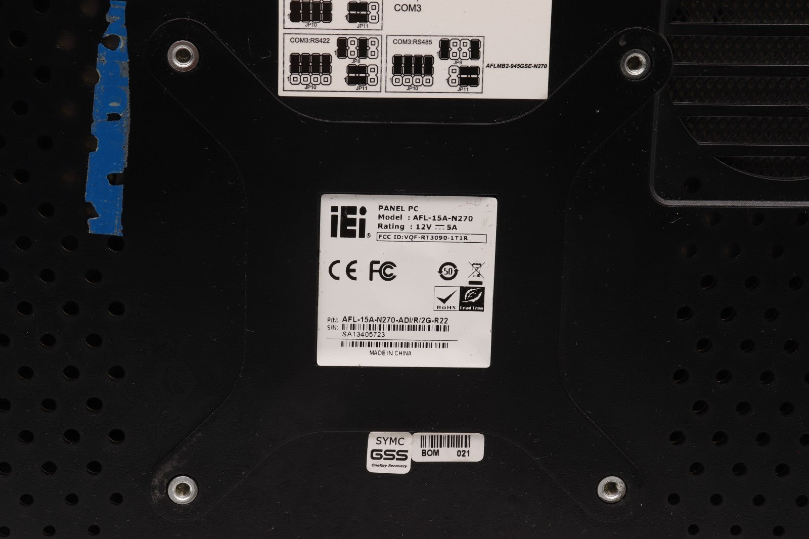 IEI  PANEL PC AFL-15A-N270