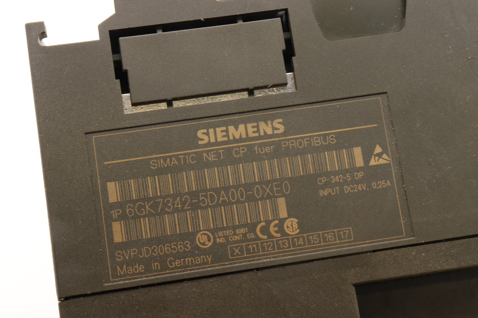 SIEMENS SIMATIC NET CP FUER PROFIBUS 6GK7342-5DA00-0XE0  R18-9370
