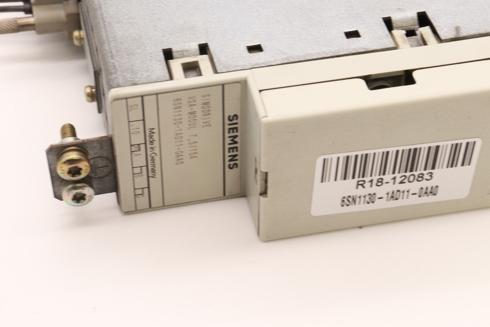 SIEMENS	SIMODRIVE VSA-MODUL 7,5/15A 	6SN1130-1AD11-0AA0