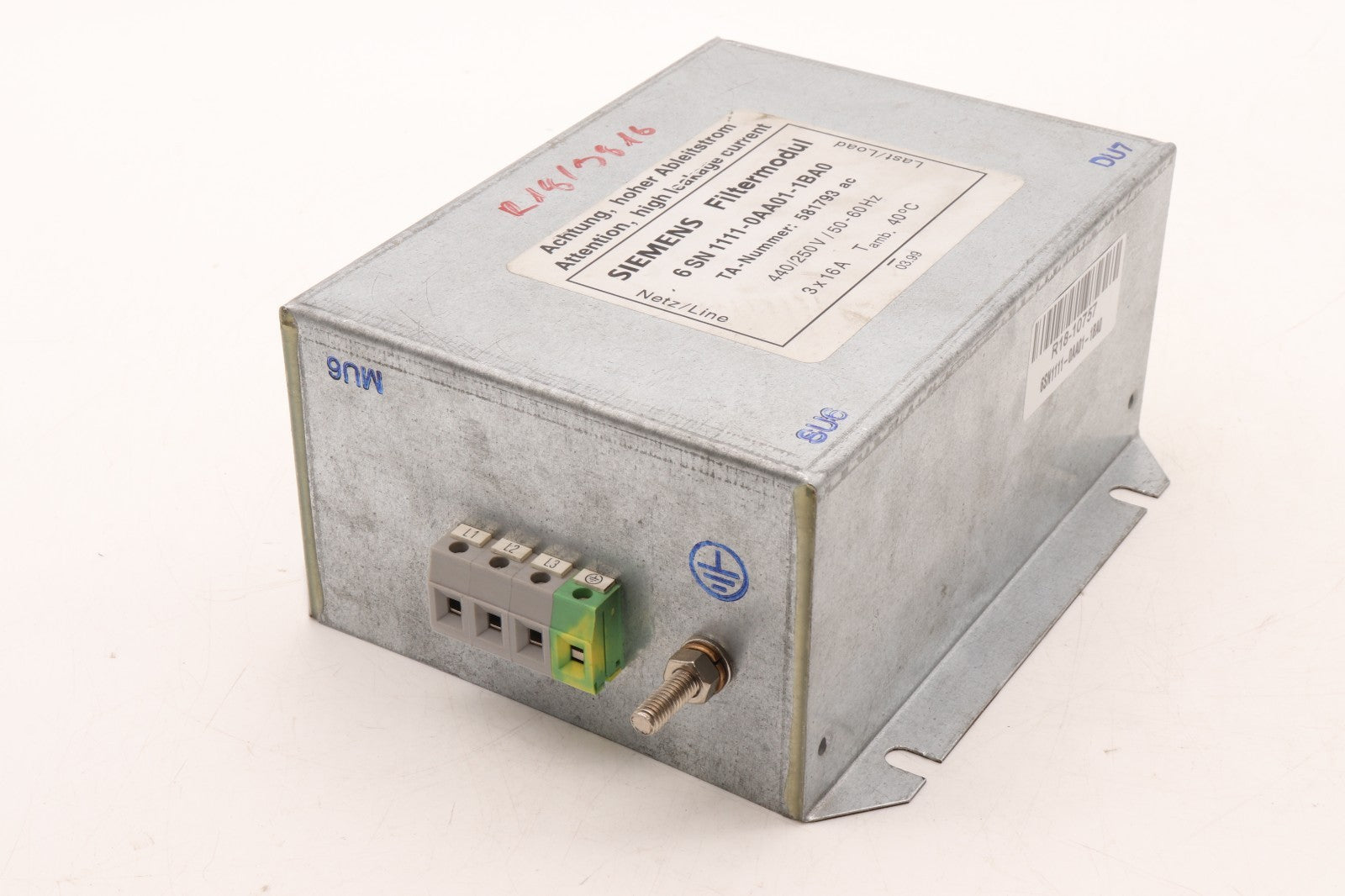 SIEMENS	FILTERMODUL	6SN1111-0AA01-1BA0
