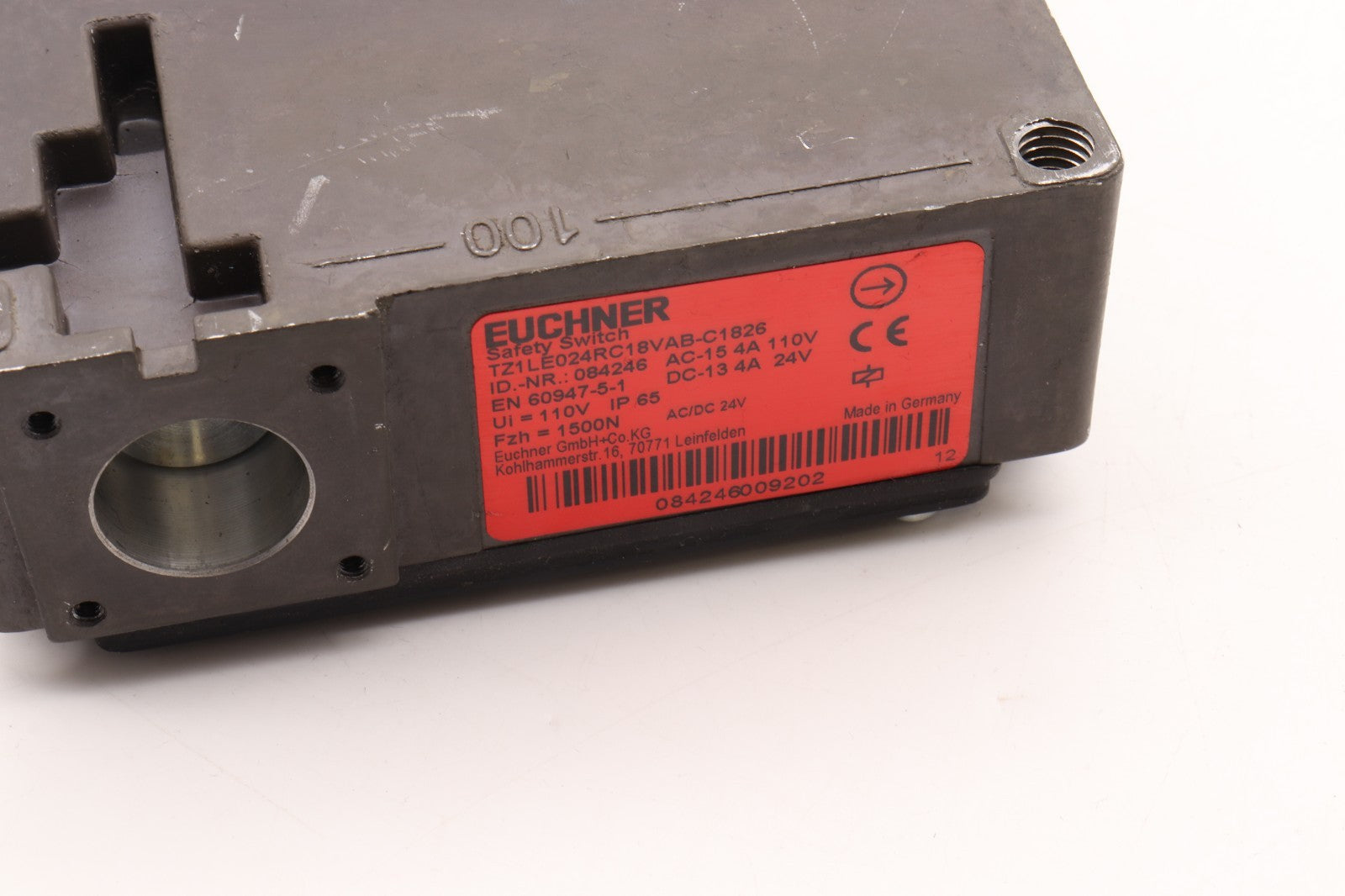 EUCHNER  SAFETY SWITCH TZ1LE024RC18VAB-C1826	ID NR: 084246