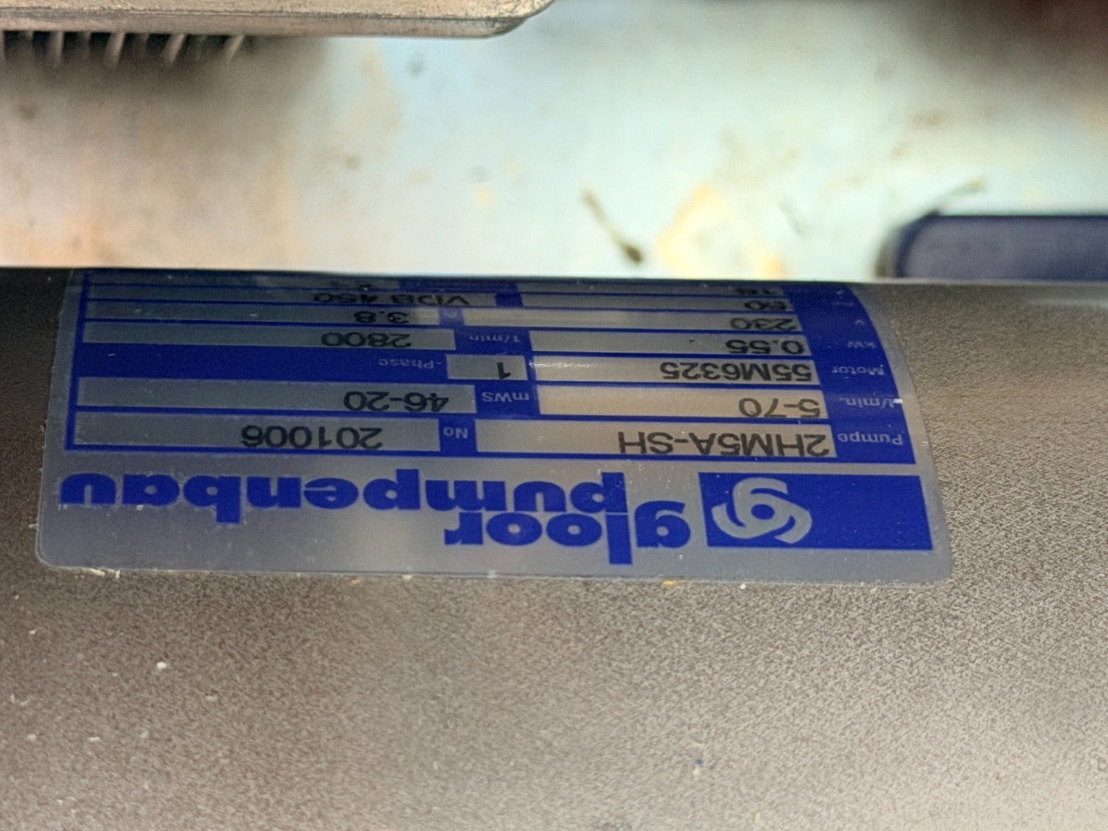 GLOOR PUMPENBAU	23.0485 2HM5A-SH	KÜHLGERAT 50HZ KG9/16KW
