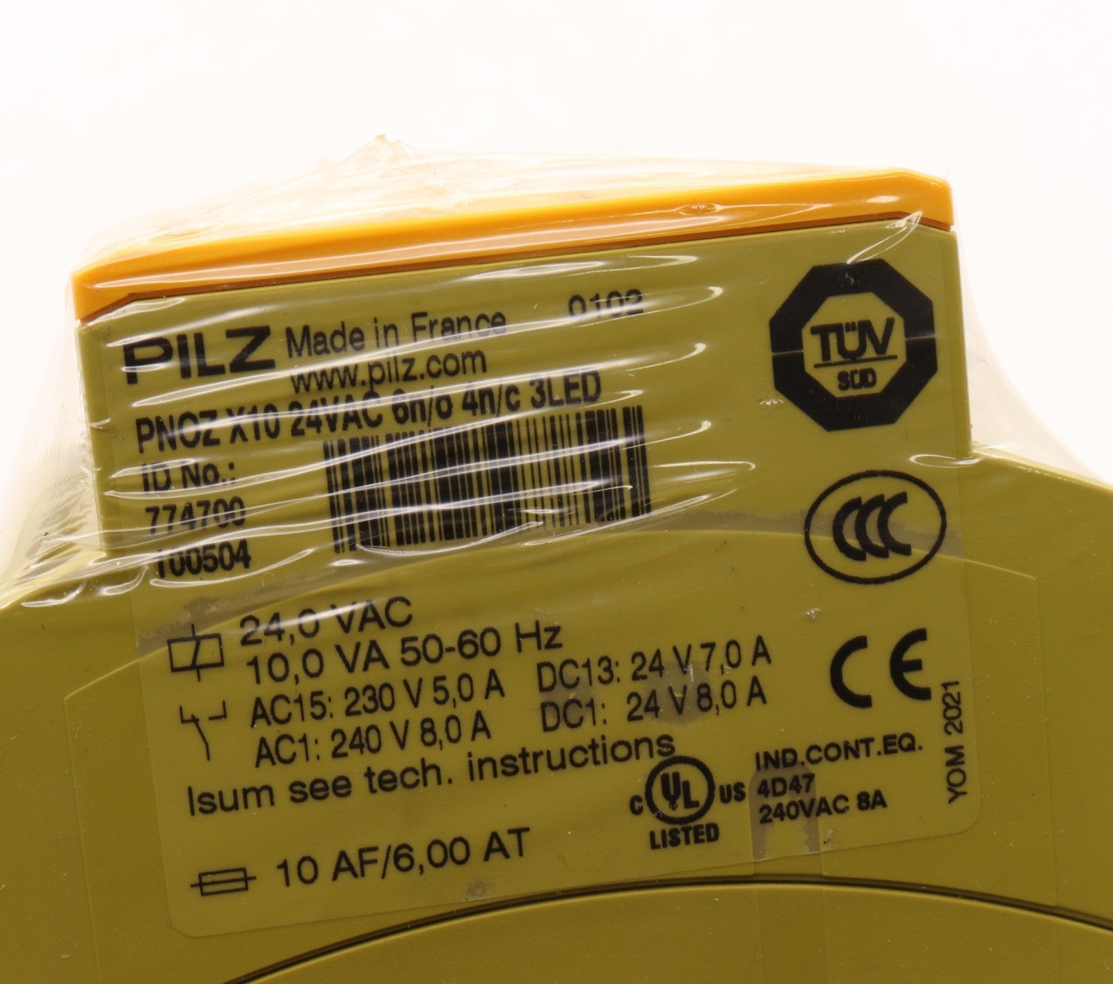 PILZ	PNOZ X10 24AC	6N/O 4N/C 3LED