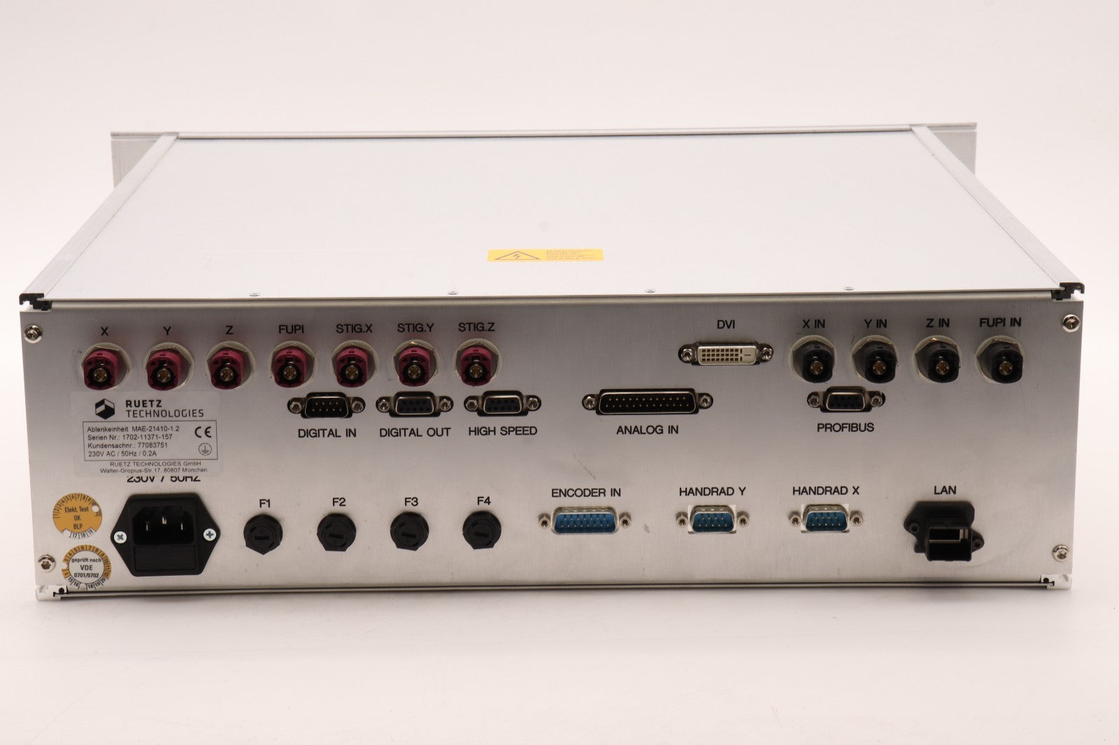 RUETZ TECHNOLOGIES	MAE-21410	77083751