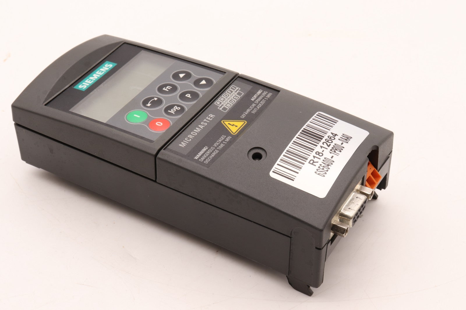 SIEMENS	MICROMASTER OP PANEL 6SE6400-0BP00-0AA0	+ MODULE 6SE6400-1PB00-0AA0