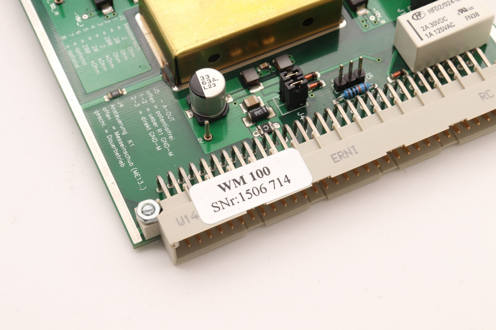 IMTRON  MESSTECHNIK GMBH	JWF WIDERSTANDSMESSKARTE VM100	V2