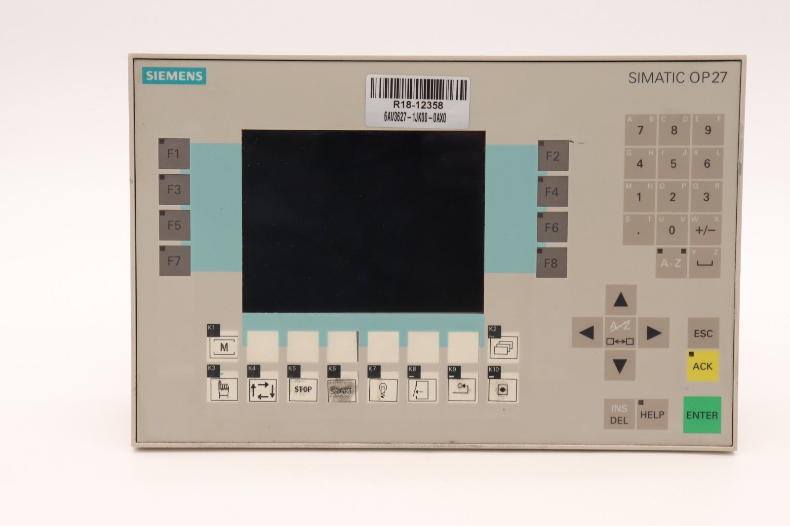 SIEMENS	OP 27 MONO	6AV3627-1JK00-0AX0